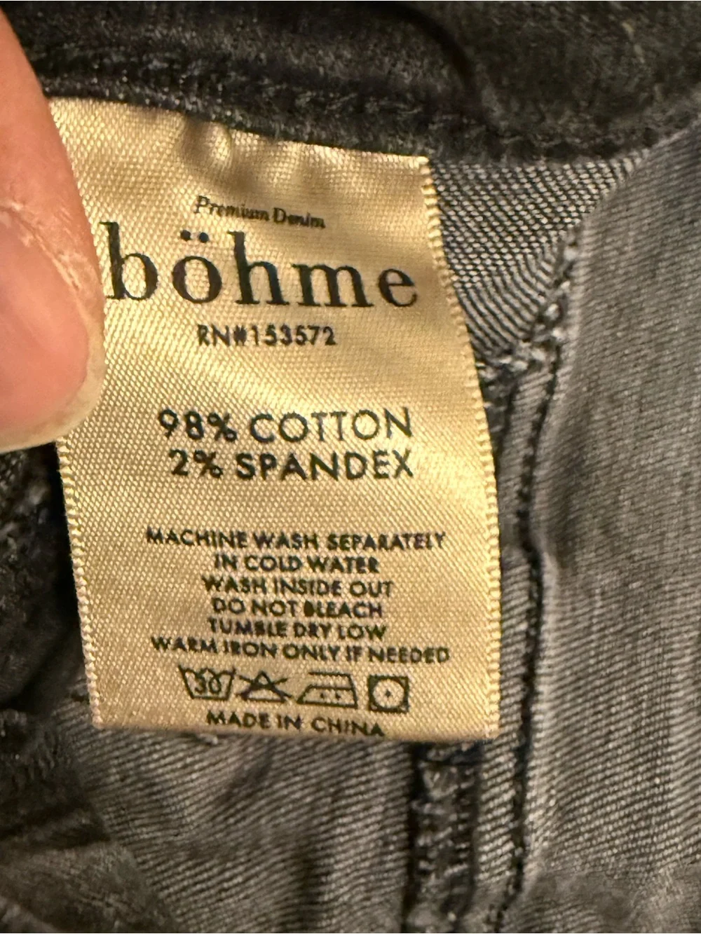 bohme slim fitting